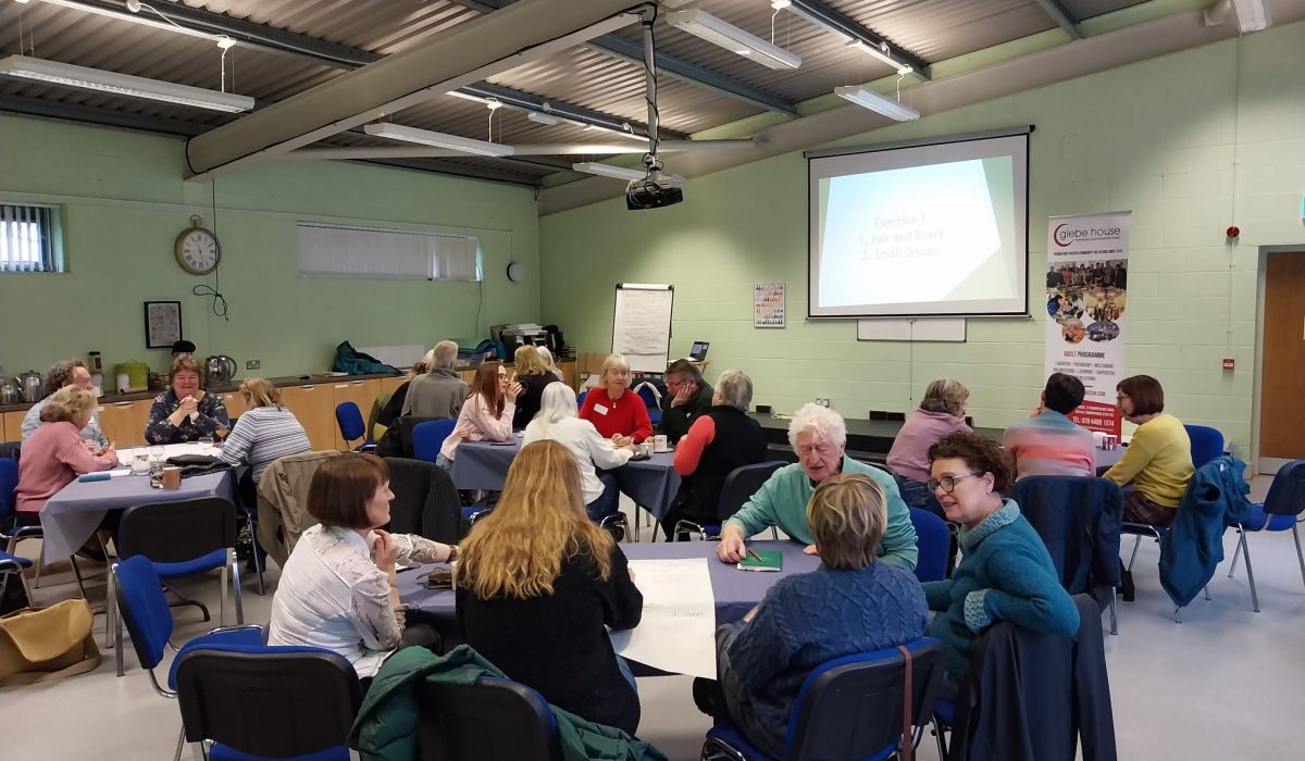 People giving views at Community Engagement Day Feb 2026